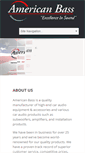 Mobile Screenshot of americanbassusa.com