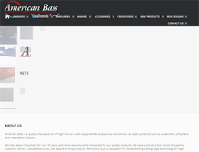 Tablet Screenshot of americanbassusa.com